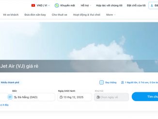 Đặt vé máy bay Vietjet