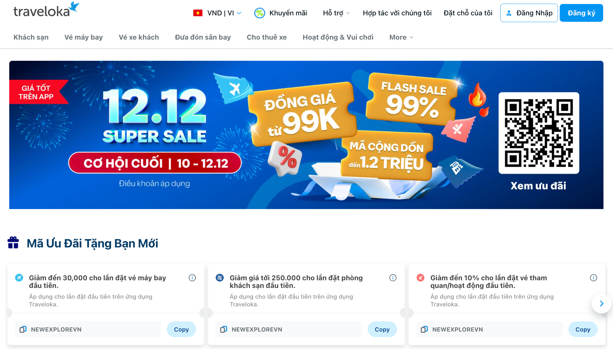 Đặt vé máy bay Vietjet trên Traveloka